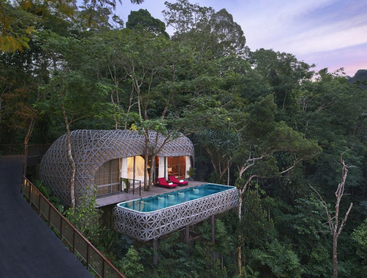 Unieke boomhut accommodatie in Phuket, Thailand.
